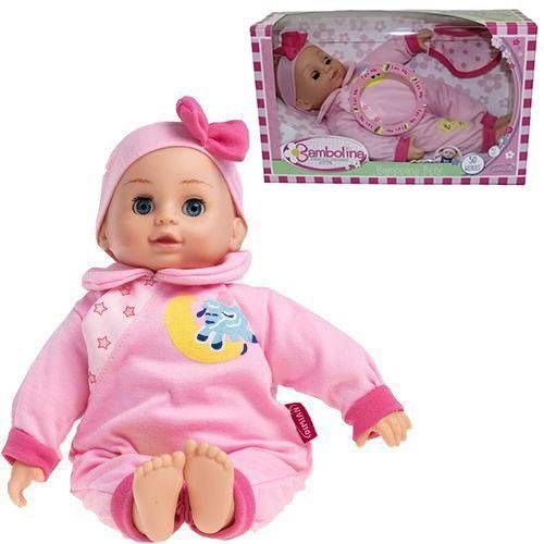 בובת תינוק מדברת 34 ס''מ Bambolina Bebe