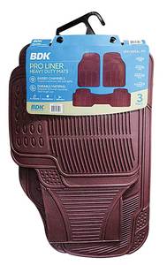 17550 HEAVY DUTY 3Pc RUBBER MATS