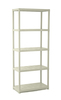 כוננית פלסטיק 5 מדפים 15" PLATINE צבע קרם