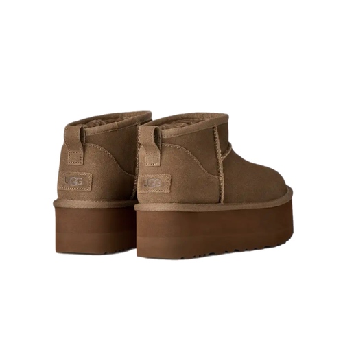 מגף UGG מיני פלטפורמה ברונזה מידות 36-40 לנשים - תקריב