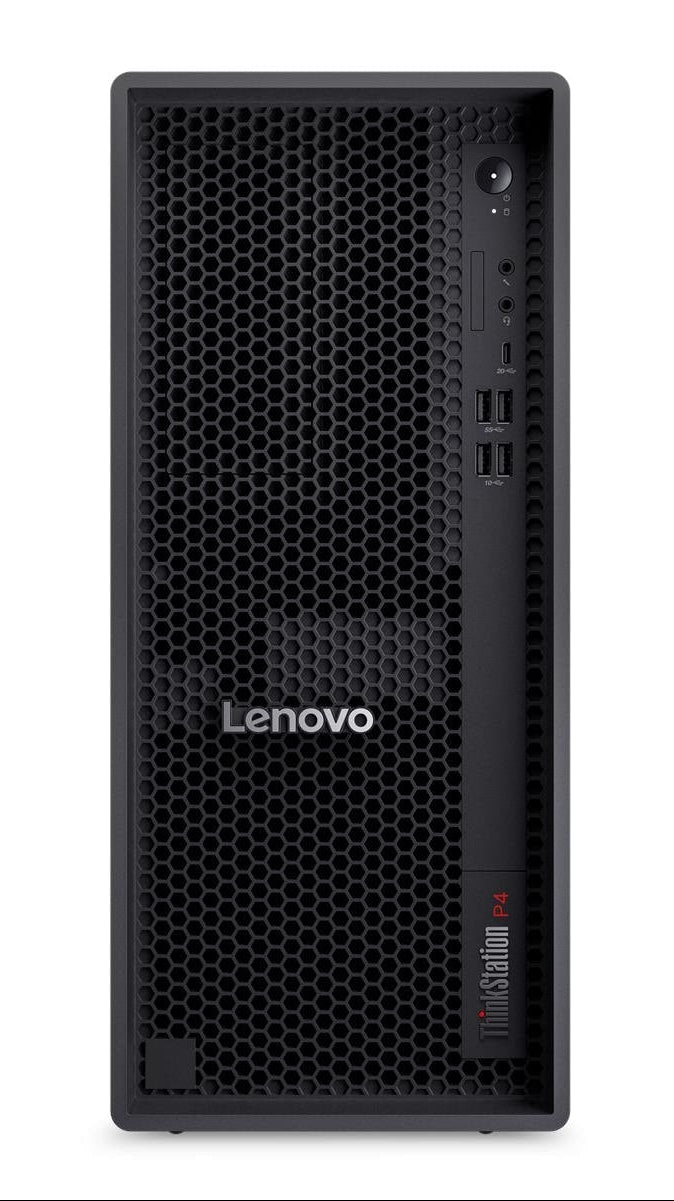מחשב נייח LENOVO ThinkStation P4 Ryzen9-9965X3D|64GB|1TB|W11P|RTX4000|3YRW 30KN002HIV