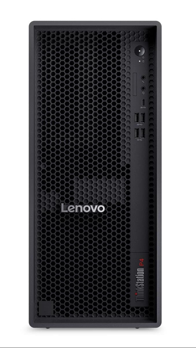 מחשב נייח LENOVO ThinkStation P4 Ryzen9-9965X3D|64GB|1TB|W11P|3YR 30KN002DIV