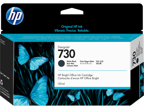 ***מילוי HP 730 שחור מט  P2V65A  T1700 130ml