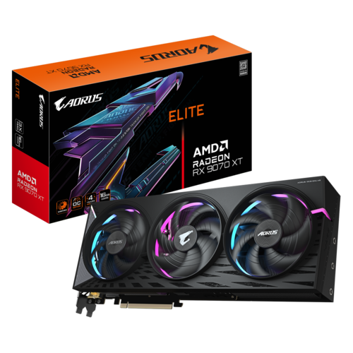 כרטיס מסך | GIGABYTE AORUS Radeon RX9070 XT ELITE 16G