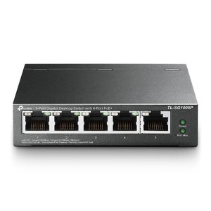 מתג | TP-Link TL-SG1005P 5xGigabit 4xPoE Total | 65W