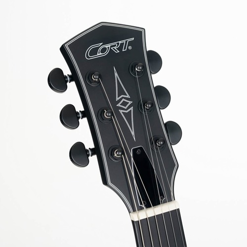 גיטרה חשמלית 2 המבקר CORT CR300MT BKS Black Satin SET NEC