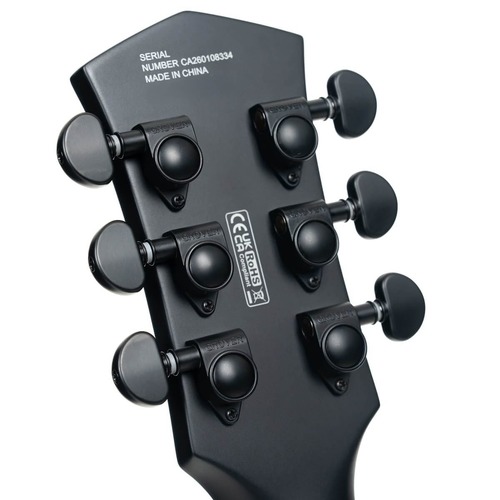 גיטרה חשמלית 2 המבקר CORT CR300MT BKS Black Satin SET NEC