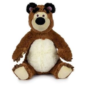מאשה והדוב - בובת פרווה דב 28 ס"מ - Masha and the Bear WM330