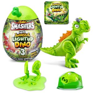 סמאשרס - ביצה ירוקה קטנה - SMASHERS Mini Jurassic Light Up Dino Egg (T-Rex) 5630H