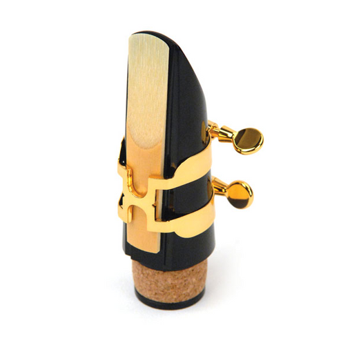 זוית נוספת Rico H-Ligature & Cap - Bb Clarinet - Gold