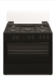תנור משולב כיריים גז 90 סמ PR9060BL שחור LACASA