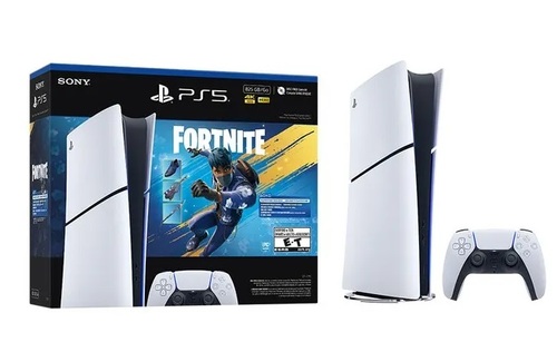 קונסולת Sony Playstation 5 Digital Edition עם משחק Fortnite Flowering Chaos