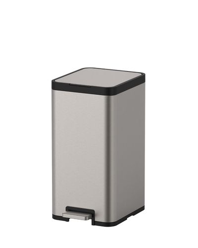 פח פדל 25 ליטר מרובע Dene 8869A - נירוסטה מט 