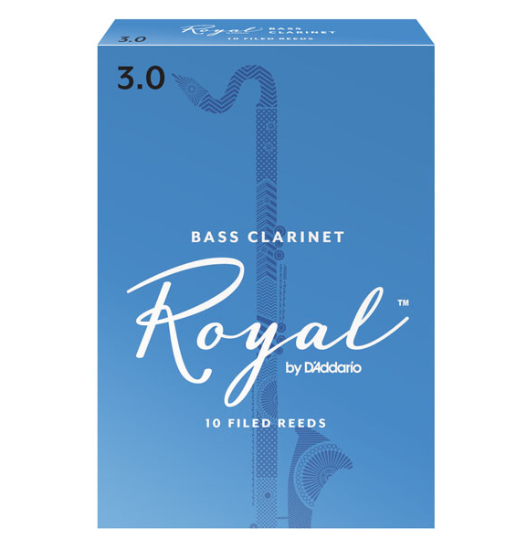 Rico Royal Bass Clarinet Reeds - Box of 10