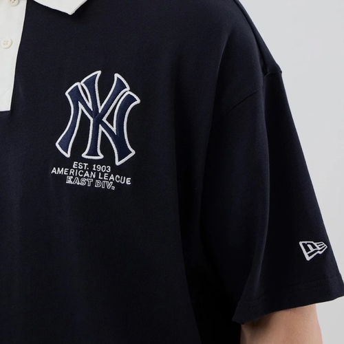 חולצה NEW ERA מידות XS-XXL יוניסקס בגוון נייבי