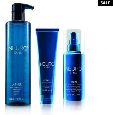 סט לתיקון ושמירה על השיער מפני חום NEURO פול מיטשל PAUL MITCHELL