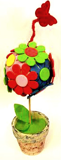 עציצים קטנים מחרס 12 יחידות