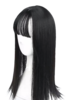 פאות עם שיער ארוך חלק כולל פוני
