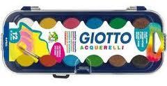 צבעי מים GIOTTO ערכה של 12 צבעים