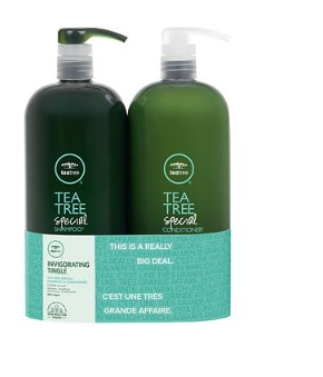 סט שמפו ומרכך ליטר טי טרי לשיער שמן פול מיטשל TEA TREE PAUL MITCHELL