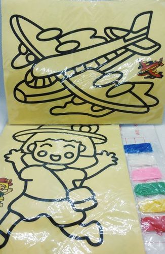 קיטים ליצירה לילדים, ציורי חול,  21X15 ס