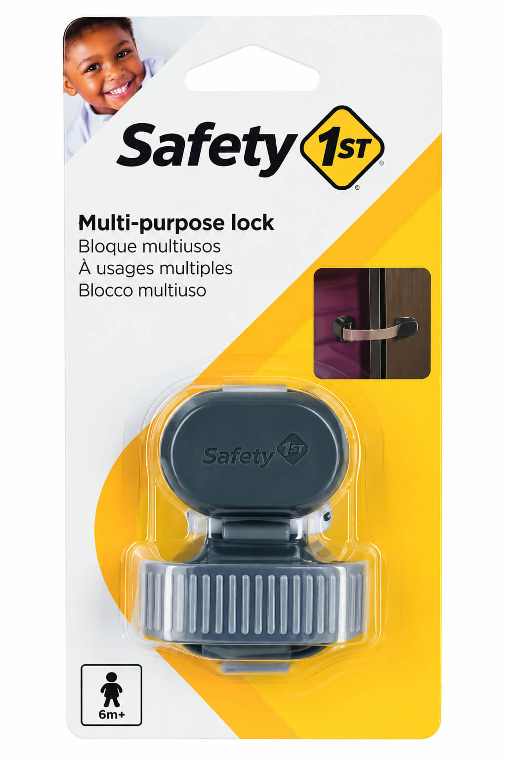 מנעול בטיחות רב־שימושי לדלתות ולמגירות Safety 1st
