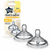 זוג פטמות Closer to Nature שלב 2 זרימה בינונית 3+ חודשים Tommee Tippee