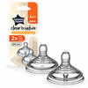 זוג פטמות Closer to Nature שלב 3 זרימה מהירה 6+ חודשים Tommee Tippee