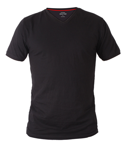 חולצת טריקו צווארון V WORK FASHION