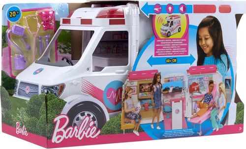 אמבולנס ברבי נפתח למרפאה -BARBIE HKT79