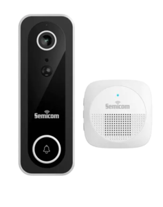 פעמון דלת חכם עם מצלמת אבטחה Wi-Fi מבית SEMICOM