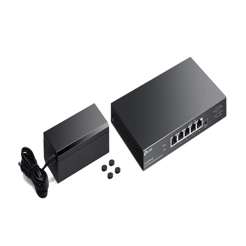 מתג שולחני TP-Link 5 Ports 2.5G Multi-Gigabit with 4-Port PoE++ TL-SG105PP-M2