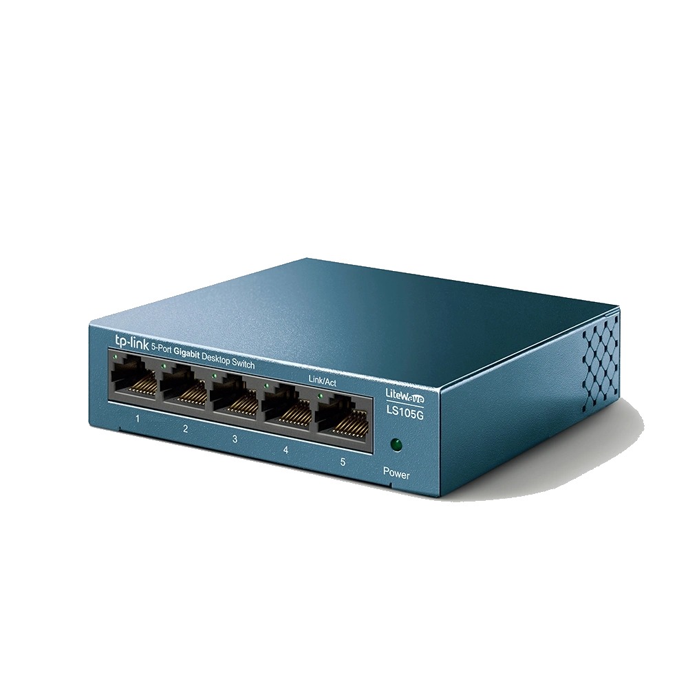 מתג שולחני Tp-Link LS105G 5-Port Desktop Switch