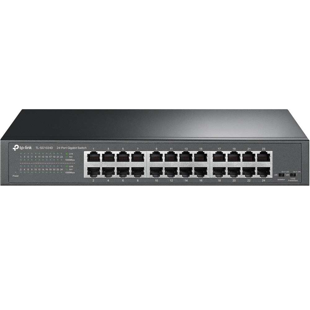 מתג 24 פורטים Tp-Link TL-SG1024D Gigabit