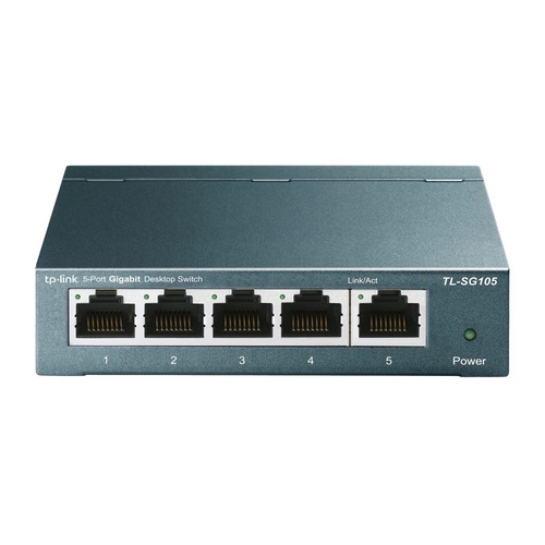 מתג שולחני TP-Link 5 Ports Gigabit 10/100/1000Mbps TL-SG105