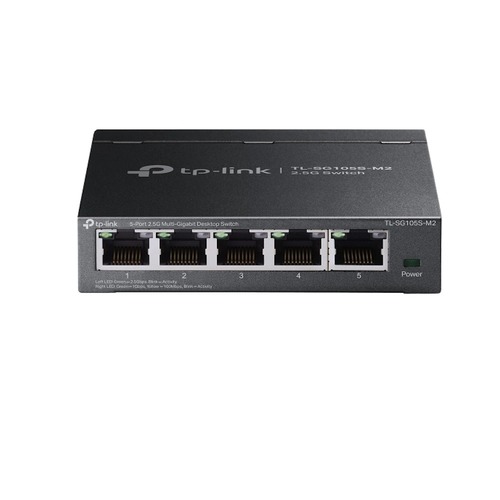 מתג שולחני TP-Link 5 Ports 2.5G Multi-Gigabit TL-SG105S-M2