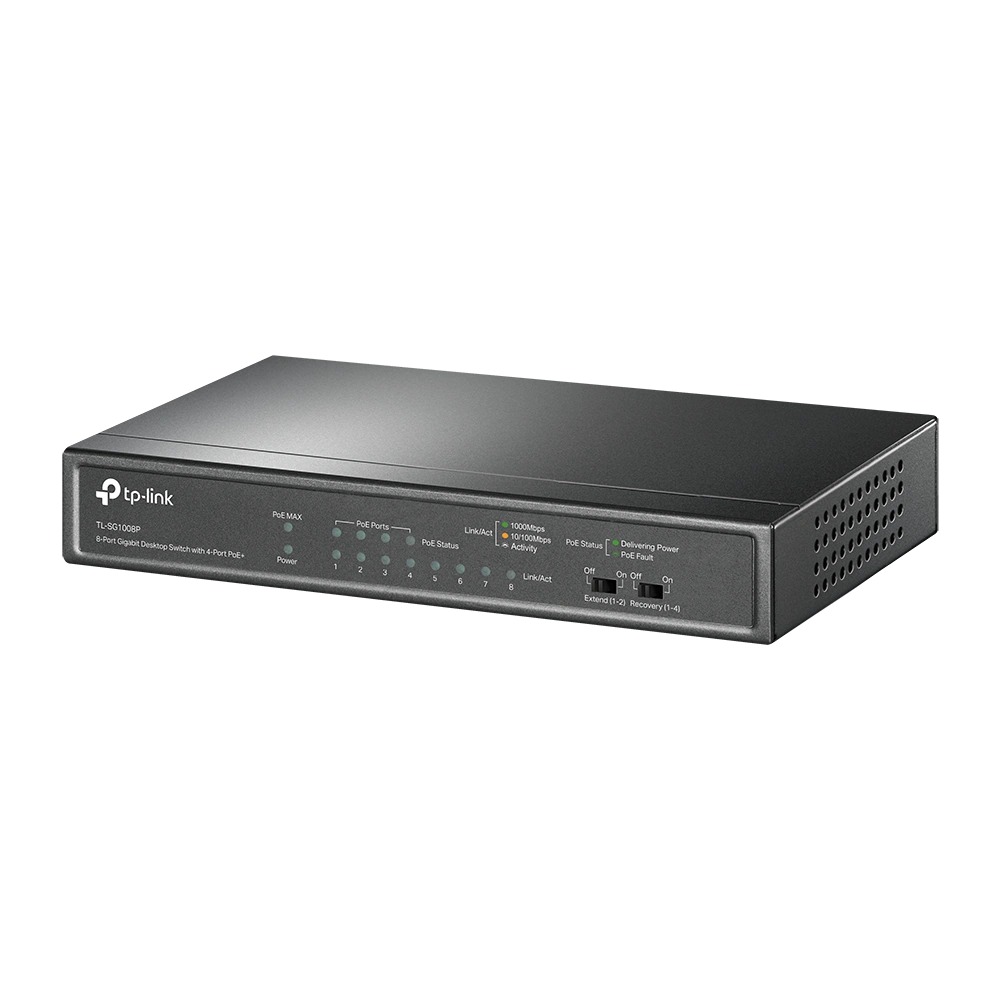 מתג שולחני Tp-Link TL-SG1008P 8-Port Gigabit Switch