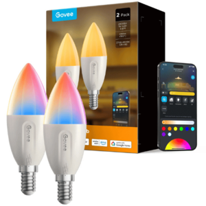 זוג נורות חכמות Govee Smart LED Bulb E14