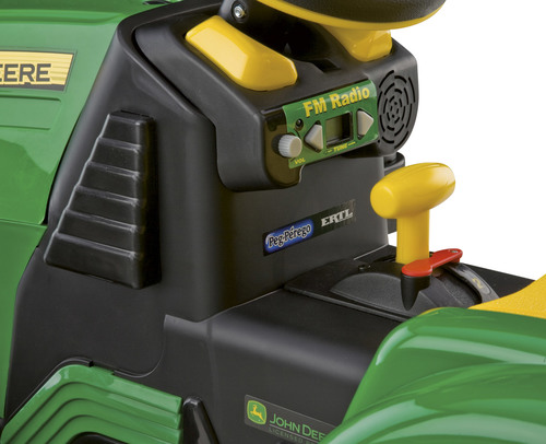 טרקטור ממונע 12V ג'ון דיר עם עגלה JOHN DEERE GROUND FORCE