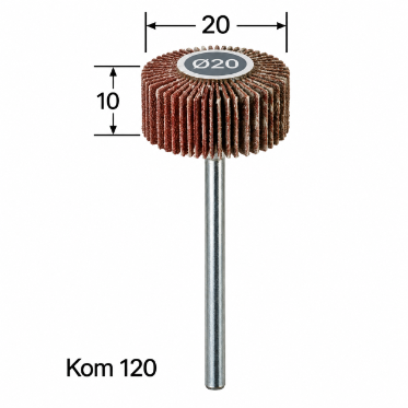 גלגל למלות ליטוש 20 מ״מ גרעין 120 – PROXXON 28984