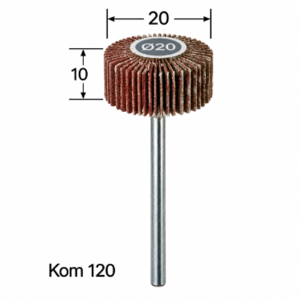 גלגל למלות ליטוש 20 מ״מ גרעין 120 – PROXXON 28984