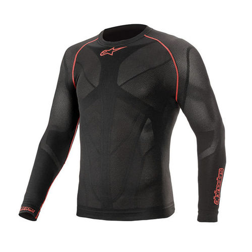 חולצת אנדרסוט אלפינסטארס שחור אדום - RIDE TECH V2 ALPINESTARS