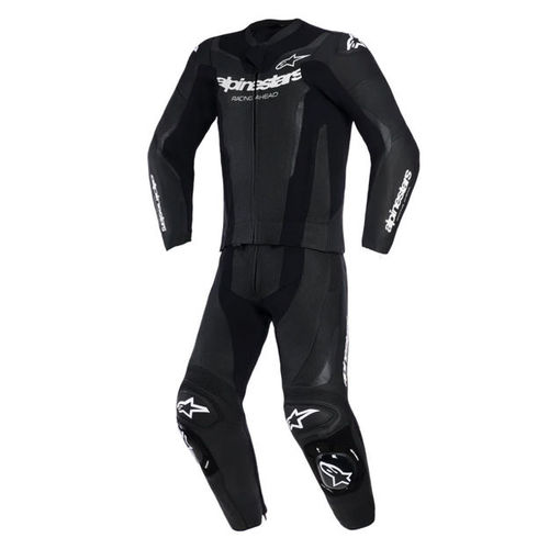 חליפת עור אלפינסטארס שחור 2PCS שני חלקים GP FORCE V2 ALPINESTARS