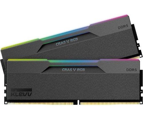 זיכרון לנייח | KLEVV CRAS V RGB | 32GB 2x16 | DDR5 | 6000Mhz CL28