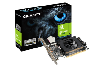 כרטיס מסך | Gigabyte GT 710 | 2GB 2.0 VGA DVI | HDMI Low Profile