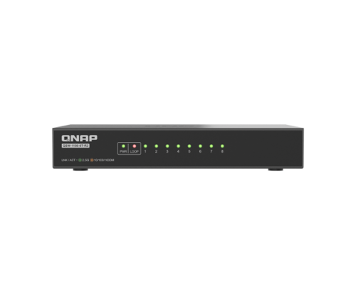 מתג לא מנוהל | 2x10GbE + QNAP QSW-2104-2T-R2 4x2.5GbE