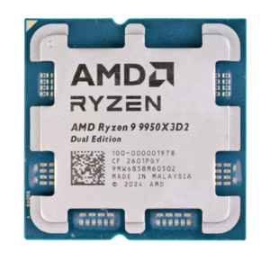 מעבד | AMD Ryzen 9 9950X3D2 Dual | TRAY 16C 32Thr TDP Max | 200W