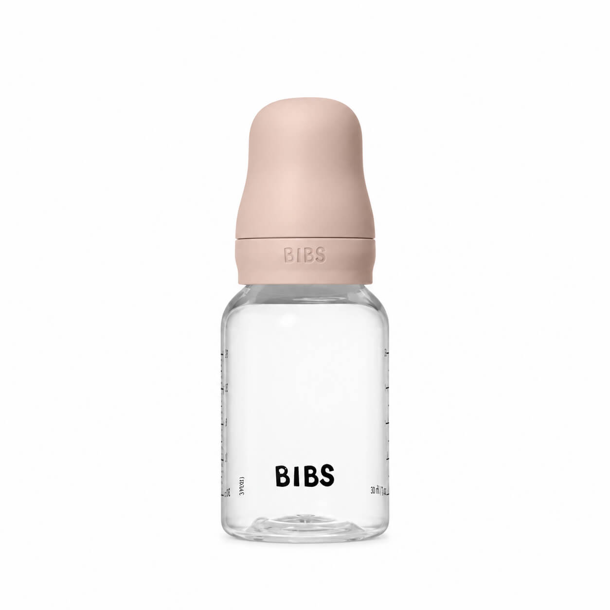 בקבוק האכלה לתינוק עם פטמת לטקס ורוד 150 מ"ל BIBS