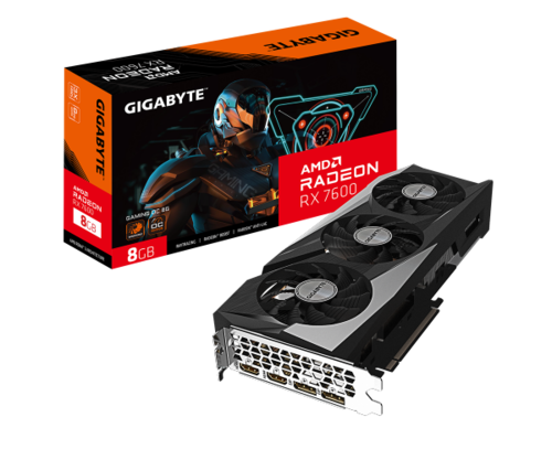 כרטיס מסך | Gigabyte RADEON RX 7600 Gaming OC | 8GB rev 1.1