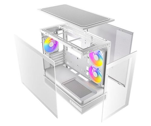 מארז | ANTEC C2M ARGB Compact | Micro-ATX Case 270Degrees Full View